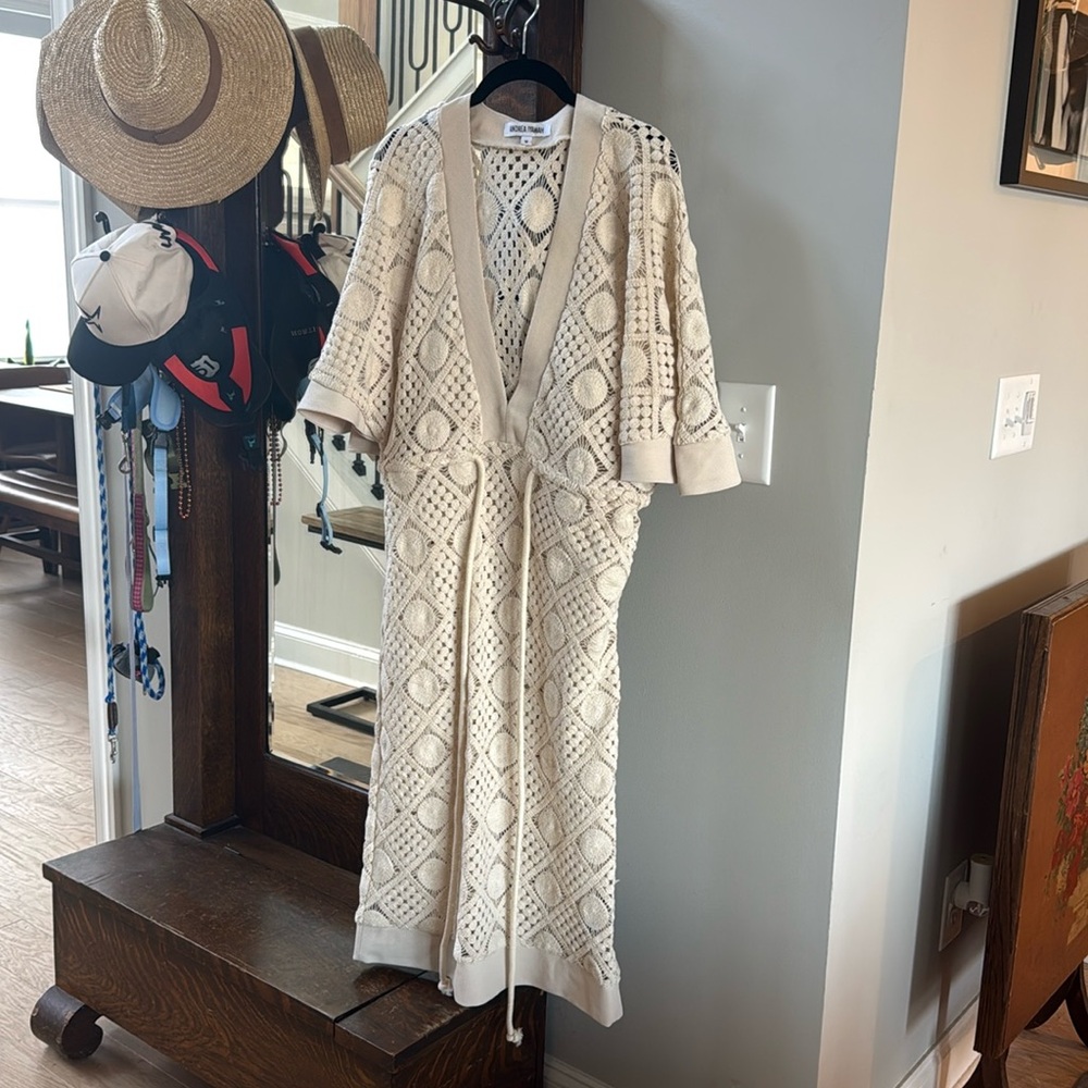 Andrea Iyamah crochet dress Medium